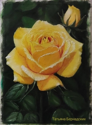 Рисунки учеников с курса Розы маслом